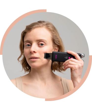 GESS 3-in-1 Microcurrent Facial Device | Skin Scrubber & Face Spatula | 3D Facial Roller Massager | Handheld Skin Toning Device for Home Use - Shop Internationally - Buy Online on GoSupps.com