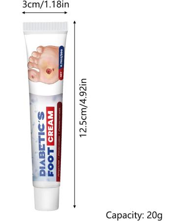  Generisch Foot Cream | Foot Cream for Dry Skin 20g | Moisturizing Heel Care for Home and On-the-Go Men and Women Daily Use Hiking Climbing Travel - Buy Online on GoSupps.com