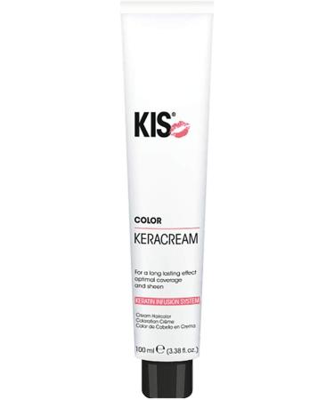 KIS KeraCream Color permanent hair color cream 100 ml 6A high coverage intensive hair dye keratin infusion animalfriendly and sustainable - Buy Online on GoSupps.com