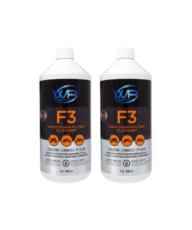 WR-Performance Products F3-Fast Foam Filter Cleaner Reusable and Cleans Filters 946ml (Pack of 2)