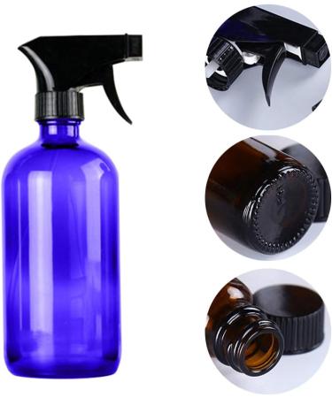 Buy 250ml & 500ml Brown Glass Spray Bottles - Refillable Essential Oils Container with Lid | International Shipping Available - Buy Online on GoSupps.com