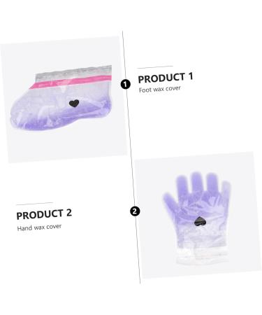 2paires De Paraffine Lavande Pour Soins Couverture Cire Pour Spa Hydratation - Buy Online on GoSupps.com