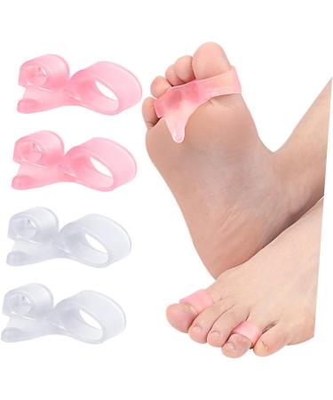Hemoton 4 Pairs Double Hole Toe Splitter Thumb Splints - Nail Art Tools for Big Toe Hammertoe, Straightener, Separator, Spacers, Bunion Correctors - Aldult Orthotics Protector - Buy Online on GoSupps.com