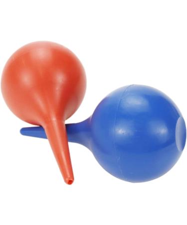 Faotup 2PCS 90ML Ear Bulb Syringe Set - Soft Rubber Suction Ear Cleaner - Hand Bulb Syringe for Ear Washing - Red and Blue - Buy Online on GoSupps.com
