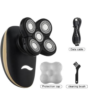 Buy 5D Electric Head Shaver for Bald Men - USB Rechargeable Waterproof & Portable | Best Hair Clipper & Beard Trimmer - Buy Online on GoSupps.com
