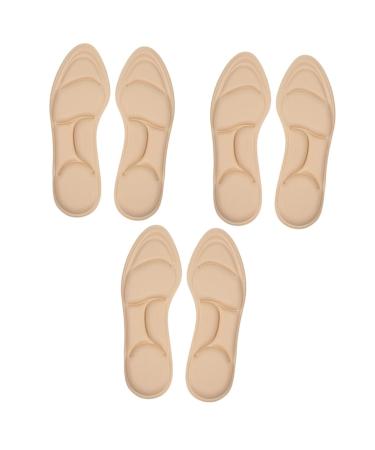 GLEAVI 3pcs Shoe Insoles Shoes Inserts for Women Exercise Shoe Inserts Arch Support Shoe Insert Insoles for Orthotic Women Insoles for Shoes Shoe Pads 5d Casual Sponge As Shownx3pcs mediumx3pcs
