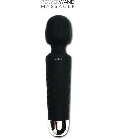 Power Wand Massager - 20 Modes Therapeutic Muscle Pain Relief Whisper Quiet Includes Hemp Seed Lavender Lotion & Eye Mask | Shop Now - Buy Online on GoSupps.com