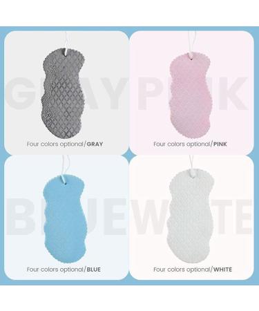 Ultra Soft Exfoliating Bath Sponge - Dead Skin Remover for Adults & Children - Painless Scrub Sponge for Pregnant Women - Blue - Buy Online on GoSupps.com