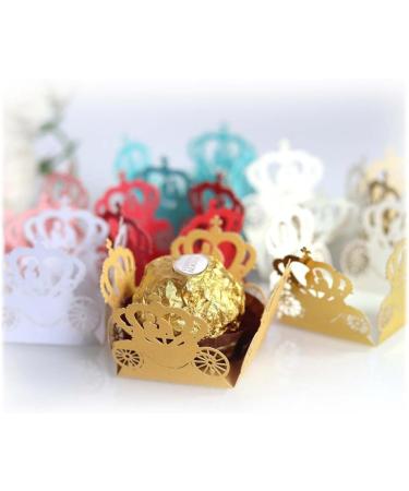  Uteruik Uteruik 50 Pack Chocolate Truffle Baking Cases for Wedding Car Truffle for Candy Sugar Mini Snacks (#G) - Buy Online on GoSupps.com