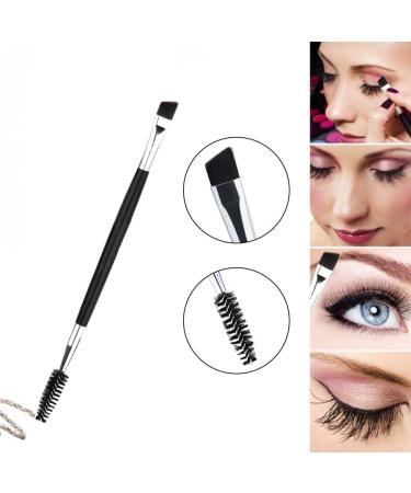 Premium Eyebrow & Eyelash Brush Set - 2-in-1 Duo Eyebrow Brush Stainless Steel Eyelash Comb & Razor | International Shipping - Buy Online on GoSupps.com
