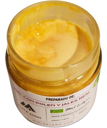 Honey with natural bee pollen and royal jelly. Intense flavor of forest honey with floral nuances of pollen and the strength of royal jelly. Artisanal product own harvest. Spain. - Buy Online on GoSupps.com
