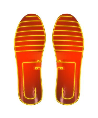 YTYZC Graphene Heating Shoe Insoles Electric Foot Warming Pad Feet Warmer Sock Mat Winter Outdoor Sports 2.95*9.25 Black