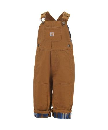 Carhartt Baby-Boys Infant Canvas Bib Overall 12 Months Carhartt Brown