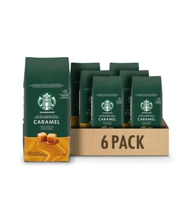 STARBUCKS Caramel Flavoured Ground Coffee 311g Bag Caramel 6