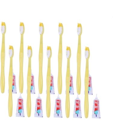 Minkissy 20-Piece Toothbrush and Toothpaste Kit | Travel Toothbrush Set for Hotels & VIP Reisen | Essential Travel Hygiene Supplies - Buy Online on GoSupps.com
