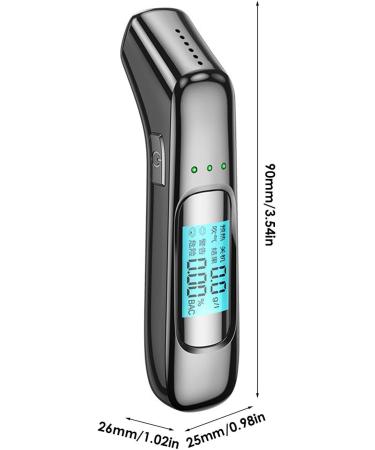 Shakven Alcohol Breathalyzer - Personal Breathalyzer with LED Display Drunk Driving Tester Alcohol Blower Tester Highly Accurate Breathalyzer Tester for Party - Buy Online on GoSupps.com