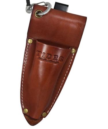 Leather sheath for fishing pliers with stainless steel metal clip. Universal fit for most fishing pliers Tides, Picifun, Kastking, Booms, Bubba