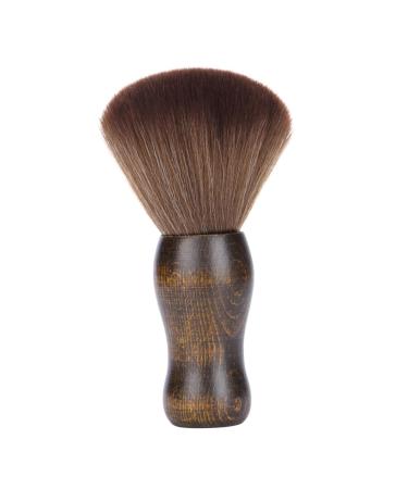 Ipetboom Face Duster Neck Brush Barber Neck Duster Brush Hair Sweep Brush Hair Cutting Brush Barber Duster Tool Neck Cleaning Brush Broken Hair Bamboo Hair Cutting Tool Barber Hair Brush