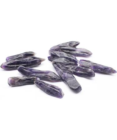 Natural Crystal Rough Natural Crystals and Stones 100g Natural Amethyst Crystal Long Teeth Gravel Rock Quartz Amethystine Raw Gemstone Specimen Decoration Stone for Decoration QINTINYIN - Buy Online on GoSupps.com