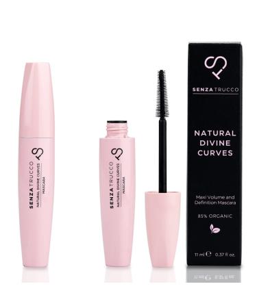 SENZA TRUCCO NATURAL MASCARA - NATURAL DIVINE CURVES - 85% natural organic organic