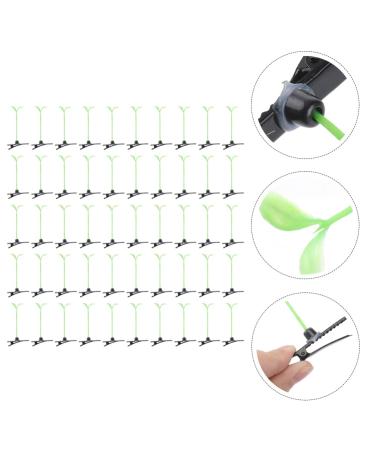 Yardwe 50pcs Green Bean Sprout Hair Clips - Cute Plant Hairpins for Women - Grass Barrette Hair Accessories - Buy Online on GoSupps.com