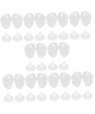 20 Pairs Clip Toe Pad Thong Sandal Toe Cushion Clear Toe Cushion Clear Toe Protectors Thong Toe Protectors Sandals Toe Protectors Sandal Inserts Toe Pads for Forefoot Toe Guards