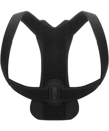 Posture Corrector Upper Back Brace - Clavicle Support for Neck Back & Shoulder Pain Relief - One Size Fits All - Ideal for Students & Adults - Black - Buy Online on GoSupps.com