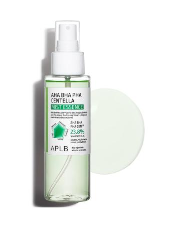 APLB AHA BHA PHA Centella Mist Essence | AHA BHA PHA CEN 23.8% 3.55 FL.OZ/Korean Skincare Exfoliant Replenishing Moisture Revitalize for Gentle and Improve Skin Texture