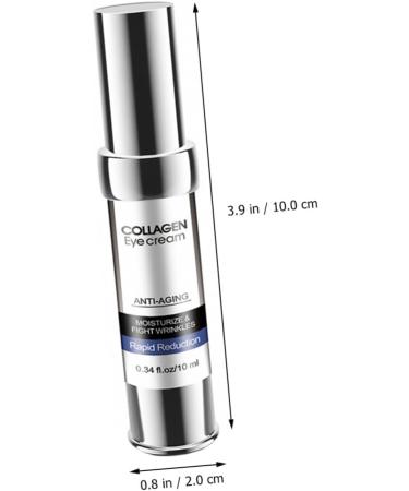 PACKOVE 2 Pieces Moisturizing Aging Eye Gel Reduces Wrinkles Circles Suitable for Home Natural Ingredients Such as Aloe Extract Hydrolyzed Collagen - Buy Online on GoSupps.com