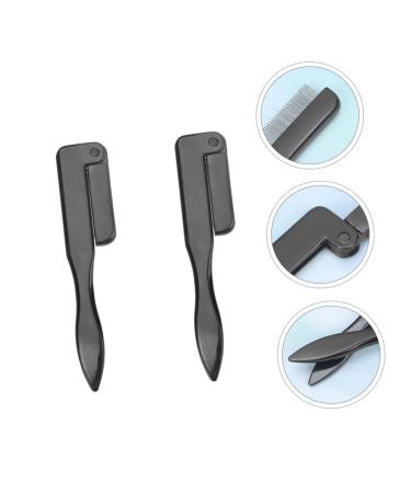 NOLITOY 4 Pcs Eyelash Extension & Eyebrow Comb Set - Stainless Steel & Plastic Brushes for Perfect Lashes - International Shipping Available - Buy Online on GoSupps.com