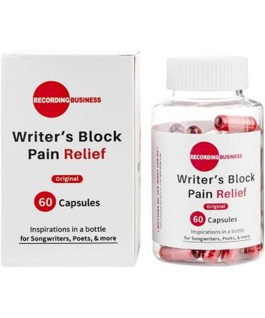 Recording Business Writer's Block Pain Relief (60 Original Songwriting Prompts in Capsules) for Artists/Musicians Songwriters & Poets - Buy Online on GoSupps.com