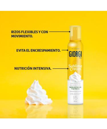  GIORGI Giorgi Line Sublime Cream a cream mousse for defined hydrated and bouncy curls without frizz or grease. - Buy Online on GoSupps.com