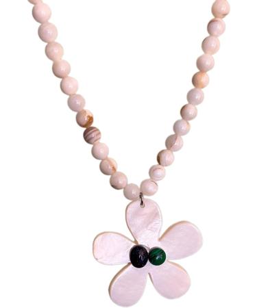 Shop Oralgo's Irregular Flower Resin Pearl Necklace - Fashionable Statement Jewelry for Every Occasion - Buy Online on GoSupps.com