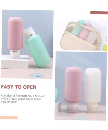 FRCOLOR Shampoo Silica gel travel s for toiletries travel size travel shampoo s travel shampoo containers squeezable silicon tubes flexible pp Miss outdoor squeeze Travel - Buy Online on GoSupps.com