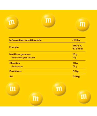 M&M'S Single Colour Milk Chocolate 300g Bag of M&M'S DIY Idea Ideal for Wedding Birthday Party Candy Buffet Christening Gender Reveal (Yellow) - Buy Online on GoSupps.com