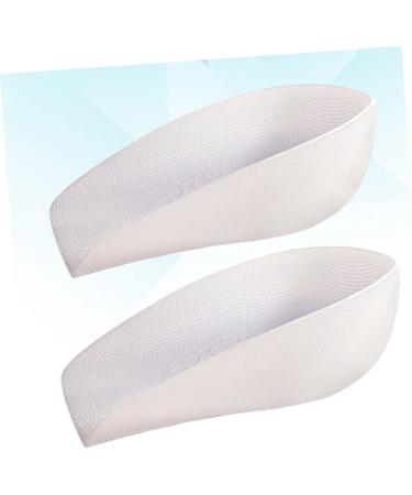 Translucent Heightening Insoles for Men & Women | Comfort Heel Cup Inserts & Shoe Pads | Clear Height Increase | 11x3.5cm - Buy Online on GoSupps.com