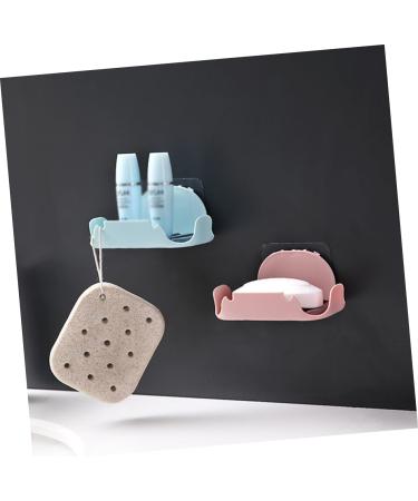 Ciieeo 4 Pcs Soap Draining Holder Mini Pitcher with Lid Soap Holder Soap Dish Holder Suction Wall Star Embossed Rolling Pin Wall Hanging Shopping Basket No Punching Drain Rack Red - Buy Online on GoSupps.com