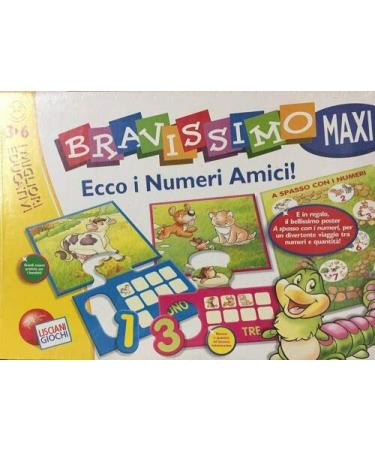 LISCIANI BRAVISSIMO MAXI ECCO I NUMERI AMICI