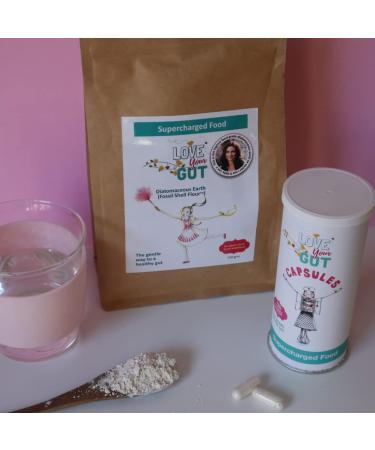 Supercharged Food Love Your Gut Diatomaceous Earth Food Grade Fresh Water Type Powder 250g - Buy Online on GoSupps.com