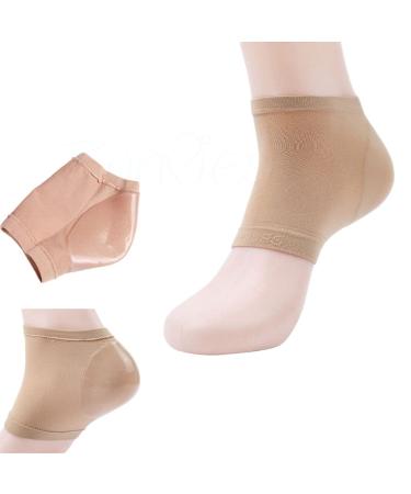 1 Pair Silikon Gel Fersenschutz Fersensocke Fersenbandage Fersenkissen Fußpflege Fersenpolster: (S/M)