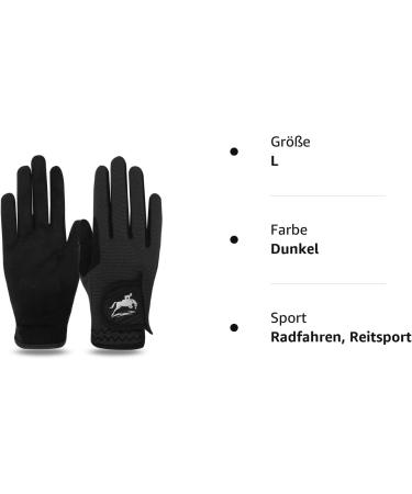Women's Touchscreen Riding Gloves - Finger Ten Equestrian & Cycling Grip Gloves for Adults - Buy Online on GoSupps.com