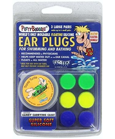 Putty Buddies Swimmer's Ear Plugs 3-Pack