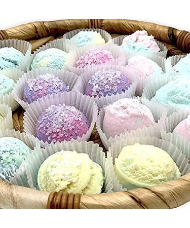 Spa Gift Basket for Women: Anxiety Relief Set with Mineral Bath Soak, Soap, Bomb Truffles, Tea - Lavender, Chamomile, White Sage - Buy Online on GoSupps.com