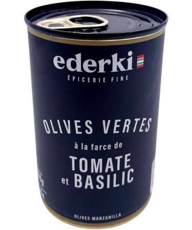Green Olives with Tomato and Basil 300g Ederki x 2 - Buy Online on GoSupps.com