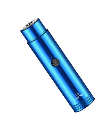 FRCOLOR Lady Trimmer Cordless Hair Trimmer Travel Mini Electric Electric Shaver Beard Trimmer for Men reshline Trimmer Razor USB Rechargeable Womens Face Shaver Men's Grooming Trimmer 10.6x2.6cm Blue