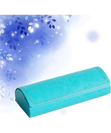 Milisten PU Leather Eyeglasses Case - Portable Reading Glasses Protector & Display Holder for Men & Women - Stylish Blue Eyewear Storage - Buy Online on GoSupps.com