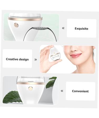 POPETPOP Stain Removal Electric Facial Cleanser Face Cleaner Exfoliating Face Scrubber Deep Cleaning Brush Skincare Tools for Face Electric Facial Cleaner White Detergent Girl Plating - Buy Online on GoSupps.com