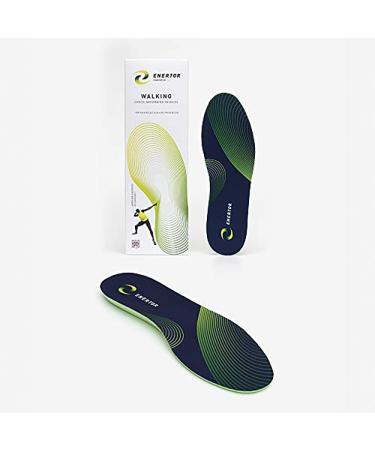 Enertor PX1 Walking Insoles - Full Length Shock Absorbing Orthotics for Foot & Heel Pain - Plantar Fasciitis Relief - Pronation & Flat Feet Support UK 13-14 - Buy Online on GoSupps.com