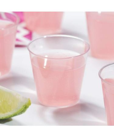 Kaya 1 oz. Clear Plastic Shot Glasses - Pack of 50 | Round Design - Buy Online on GoSupps.com