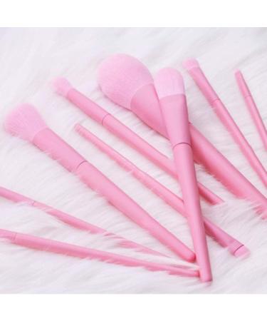 13-Piece Pink Makeup Brush Set | Non-Irritating Synthetic Fiber Eyeshadow Brushes for Flawless Application - Shop Internationally - Buy Online on GoSupps.com